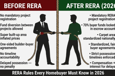 RERA Rules Every Homebuyer Must Know in 2026 - Before and After