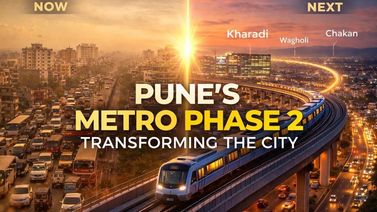 Pune metro corridor passing through IT and residential areas